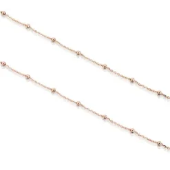 Gargantilha banhada a ouro rosa de 18 K sobre prata e bolas TOUS Chain