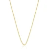 Gargantilha banhada a ouro de 18 K sobre prata com bolas 45 cm TOUS Basics