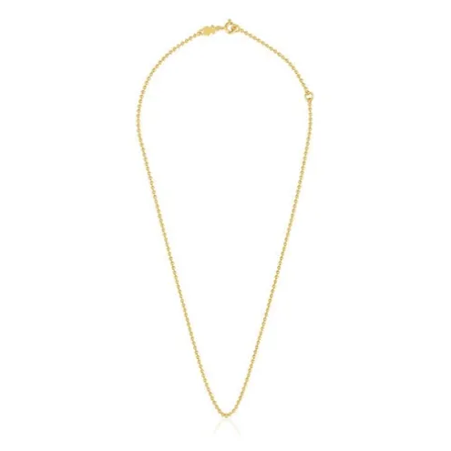 Gargantilha banhada a ouro de 18 K sobre prata com bolas 45 cm TOUS Basics