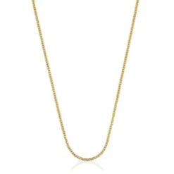 Gargantilha banhada a ouro de 18 K sobre prata, 45 cm, TOUS Chain