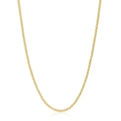 Gargantilha banhada a ouro de 18 K sobre prata e argolas 45 cm TOUS Chain