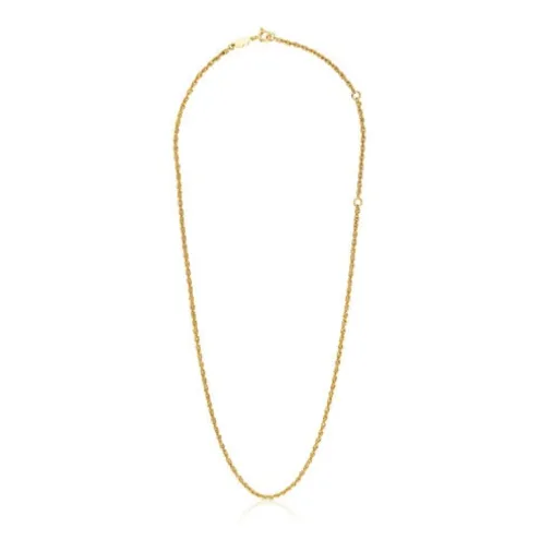 Gargantilha banhada a ouro de 18 K sobre prata cordão 50 cm TOUS Basics