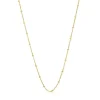 Gargantilha banhada a ouro de 18 K sobre prata com bolas intercaladas 60 cm TOUS Basics
