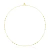 Gargantilha em ouro com 8 grupos de bolas intercaladas, 45 cm, TOUS Chain