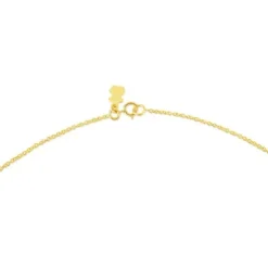 Gargantilha em ouro com 8 grupos de bolas intercaladas, 45 cm, TOUS Chain
