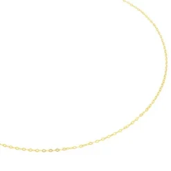 Gargantilha em ouro com argolas ovais, 40 cm, TOUS Chain