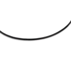 Gargantilha em pele preta e fecho em prata TOUS Chokers