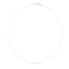 Gargantilha em prata com argolas ovais, 45 cm, TOUS Chain