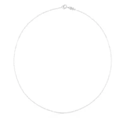 Gargantilha em prata com argolas ovais, 45 cm, TOUS Chain