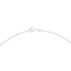 Gargantilha em prata com argolas ovais, 45 cm, TOUS Chain
