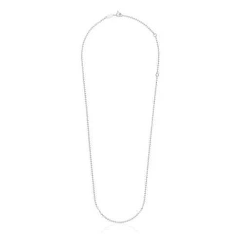 Gargantilha em prata com bolas 60 cm TOUS Basics