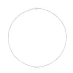 Gargantilha em prata com bolas, 45 cm, TOUS Chain