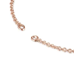 Gargantilha Hold em Prata vermeil rosa