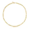 Gargantilha mix barbada banhada a ouro de 18 K sobre prata TOUS Chain