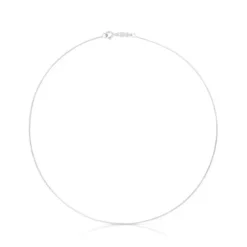 Gargantilha TOUS Chain em Prata cordão de 1 mm, 40 cm.