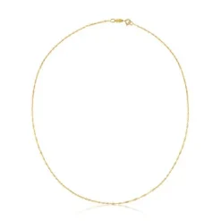 Gargantilha TOUS Chain em Ouro em espiral, 45 cm.