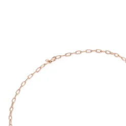 Gargantilha TOUS Chain oval em Prata vermeil rosa