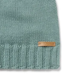 Gorro com nó de bebé Tricot verde