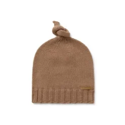 Gorro com nó de bebé Tricot bege
