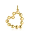 Heart Pendant with 18 kt gold plating over silver Sugar Party