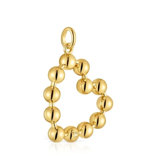 Heart Pendant with 18 kt gold plating over silver Sugar Party
