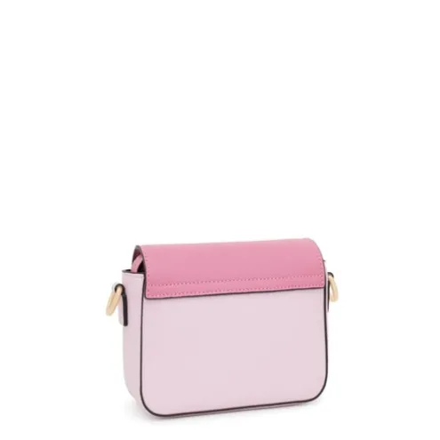 Mala de tiracolo pequena malva e rosa TOUS Amanda