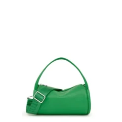 Mala Duffle pequena em pele verde TOUS Miranda