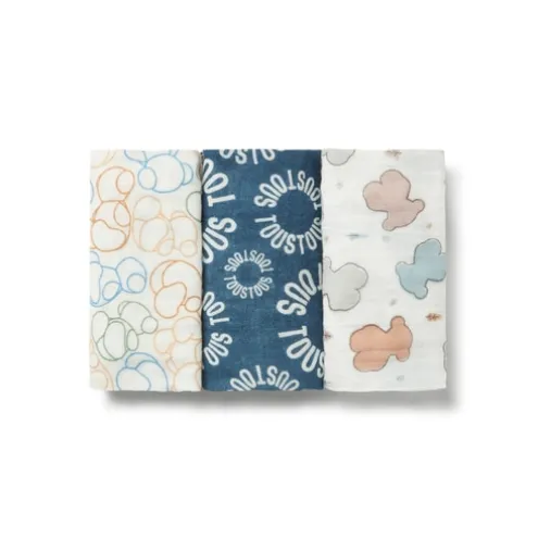 Mantilha pack de 3 MMuse azul