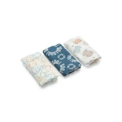 Mantilha pack de 3 MMuse azul