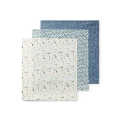 Mantilha pack de 3 MMuse azul
