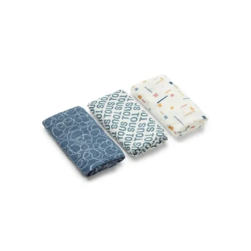 Mantilha pack de 3 MMuse azul