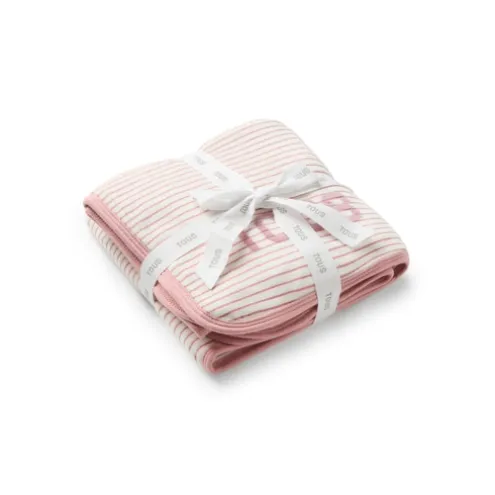 Mantinha de bebé Classic cor-de-rosa