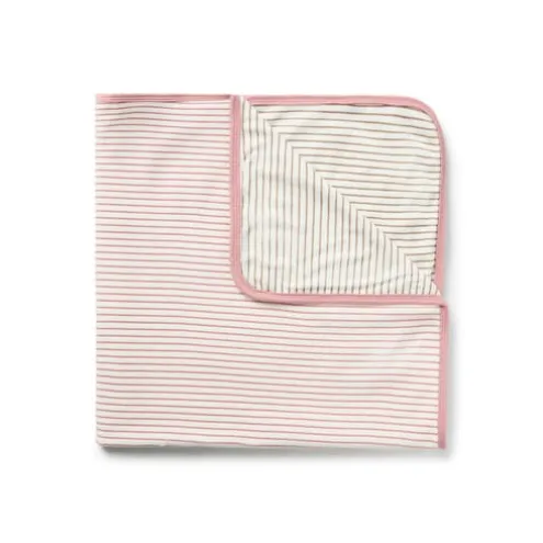 Mantinha de bebé Classic cor-de-rosa