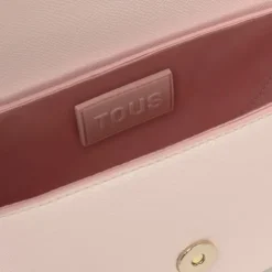 Minimala de tiracolo meia-lua rosa-claro TOUS Brenda