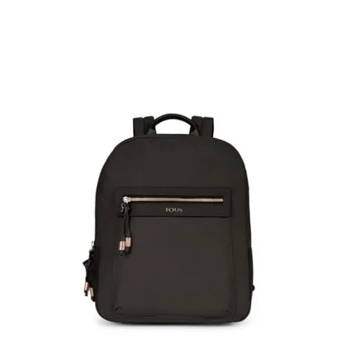 Mochila Brunock Chain em Lona na cor preta