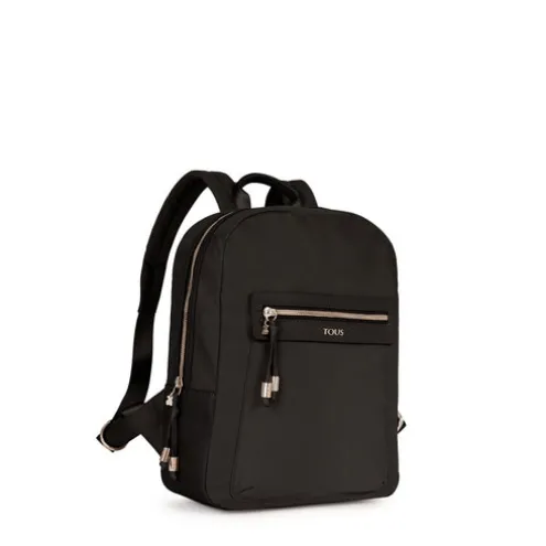 Mochila Brunock Chain em Lona na cor preta