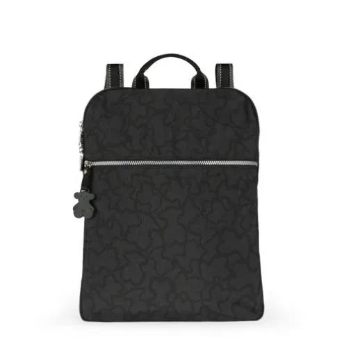 Mochila Kaos New Colores em Nylon na cor antracite - preta