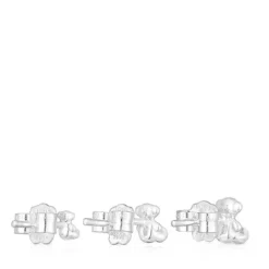 Pack de brincos em prata urso Bold Bear
