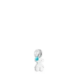Pack de Pingentes Sweet Dolls urso em Prata e Howlita