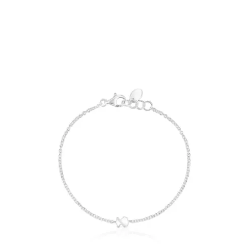 Pack de Pulseiras Mini Icons urso-estrela em Prata
