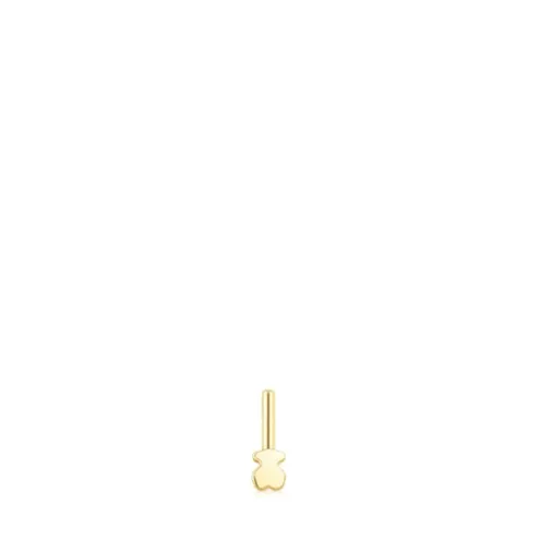 Piercing de nariz TOUS Basics com urso em ouro