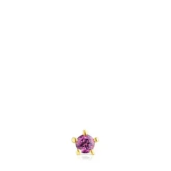 Piercing de orelha em ouro com rodolita Cool Joy