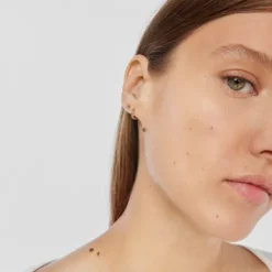 Piercing de orelha TOUS Piercing com lua em ouro