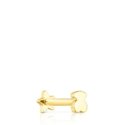 Piercing de orelha TOUS Piercing motivo estrela em ouro