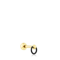 Piercing Plump em aço IP preto e aço IP dourado