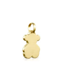 Pingente médio Sweet Dolls urso em Prata vermeil