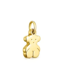 Pingente pequeno Sweet Dolls urso em Prata vermeil