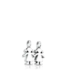 Pingente Sweet Dolls meninas em Prata