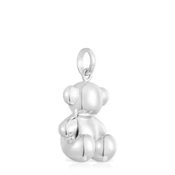 Pingente urso grande Bold Bear em prata