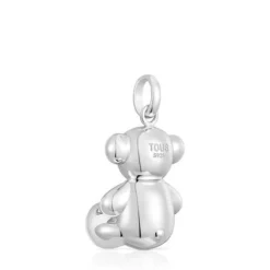 Pingente urso grande Bold Bear em prata